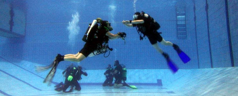 Piscina acquatica per immersioni