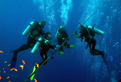 open water diver