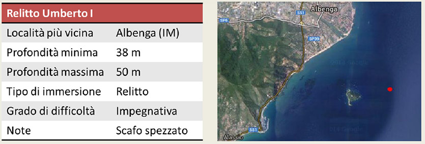 relitto umberto 1